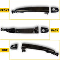 Exterior Door Handle Set of 4 for Toyota Camry (2007–2011)