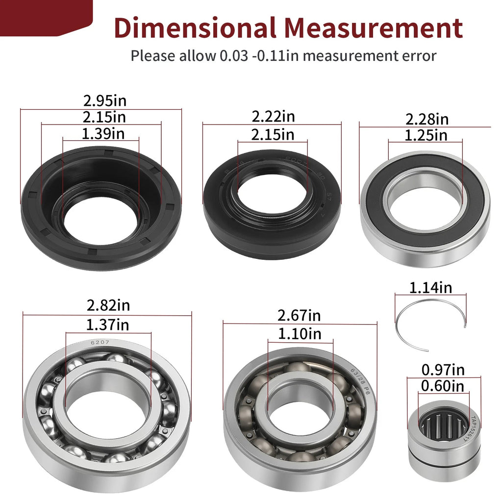 Rear Differential Bearing Seal for Honda Rubicon 500 TRX520FA5/FA6/FA7/FM6 (2020–2024)