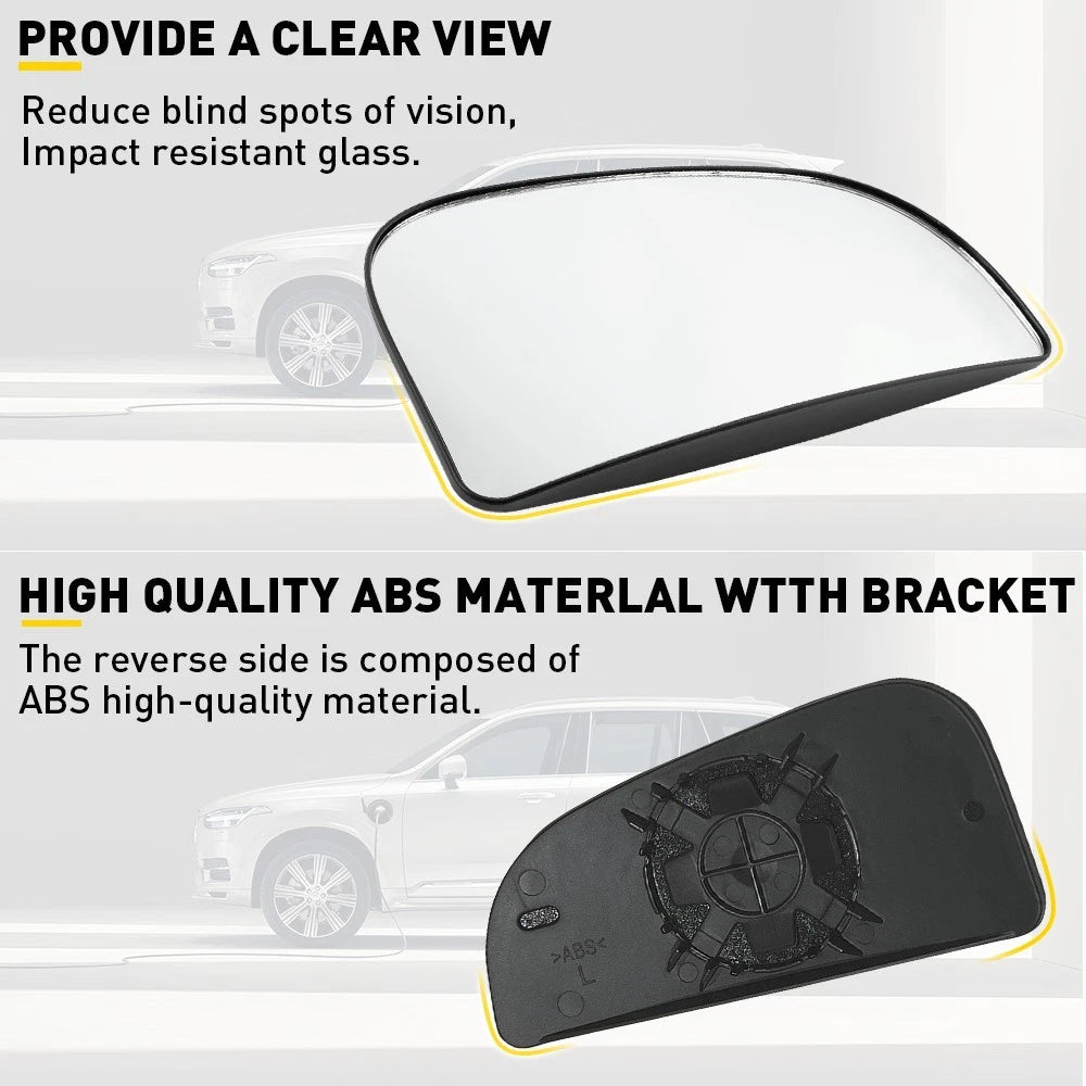 Tow Mirror Spotter Lower Glass Left+Right for Dodge Ram 1500 2500 3500 (2010–2019)
