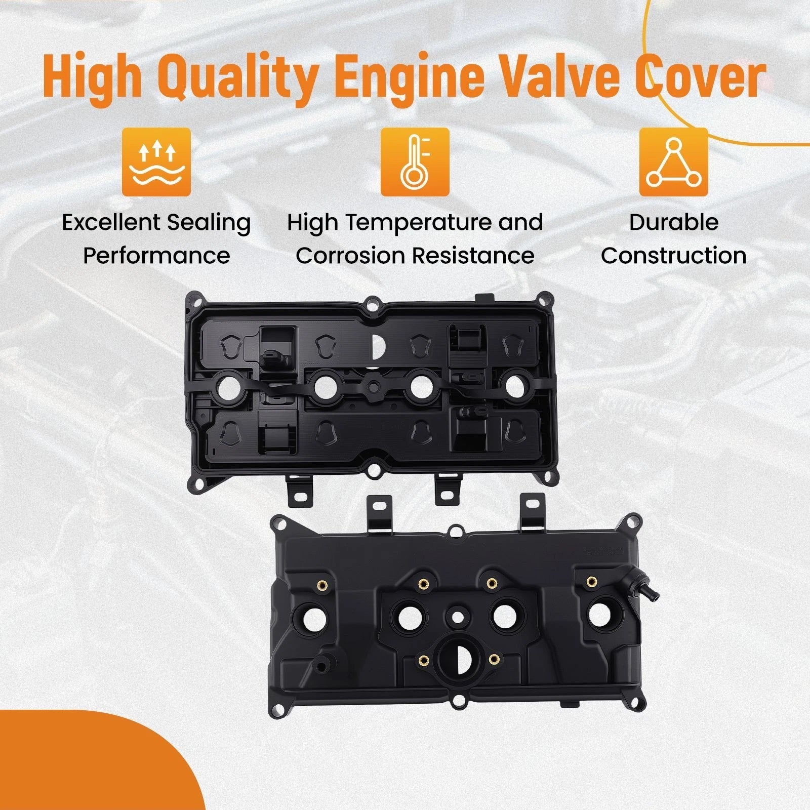 Valve Cover Assembly with Gasket for Nissan Sentra L4 1.8L (2013–2015)