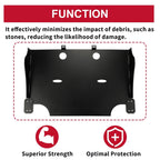 Powder-Coated Black Rear Skid Plate for Ford F150 2015–2024