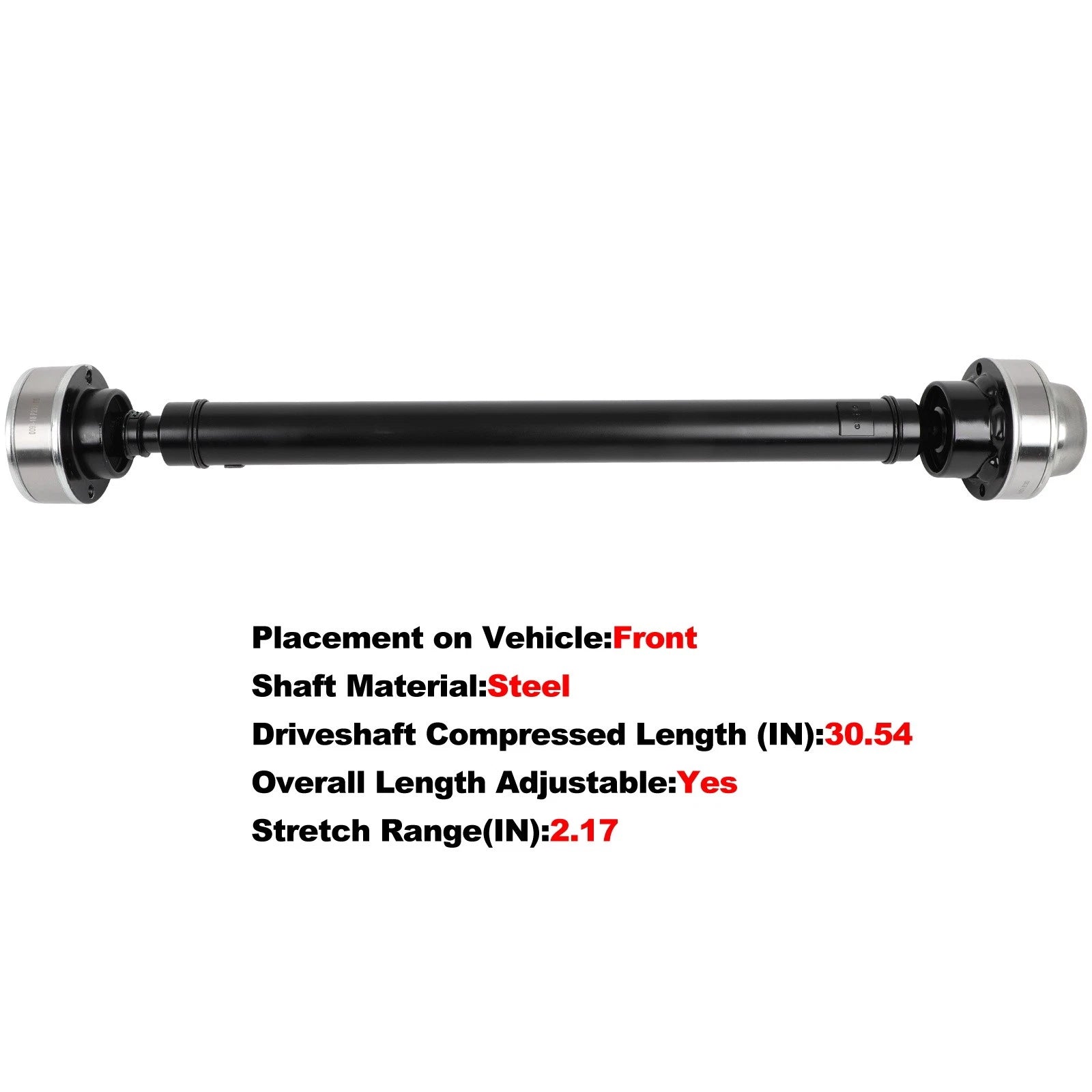 Drive Shaft Front for Ford F-150 (2009–2010) V8 4.6L 4WD 6R80 938-082 AL3Z4A376C