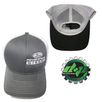 Ford Powerstroke Hat for Ford Truck (Charcoal Gray/White Mesh)