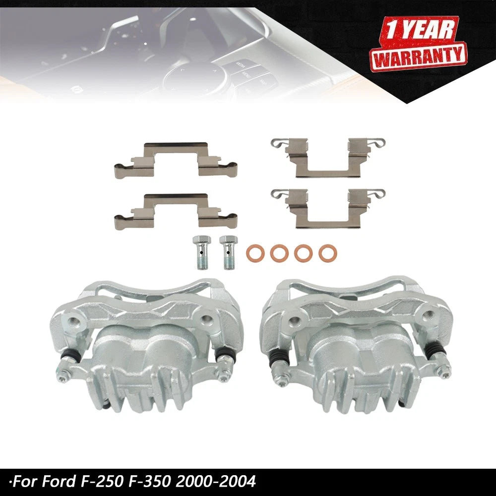 2X Brake Calipers for Ford F-250 F-350 Excursion (2000–2004)