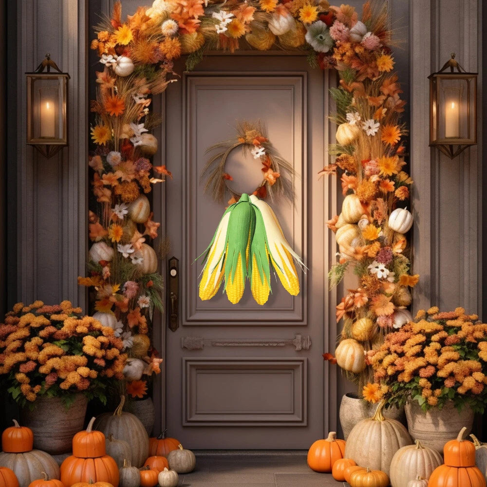 Artificial Corn Prop Simulation Ornament for Kitchen Decor (Set of 4)