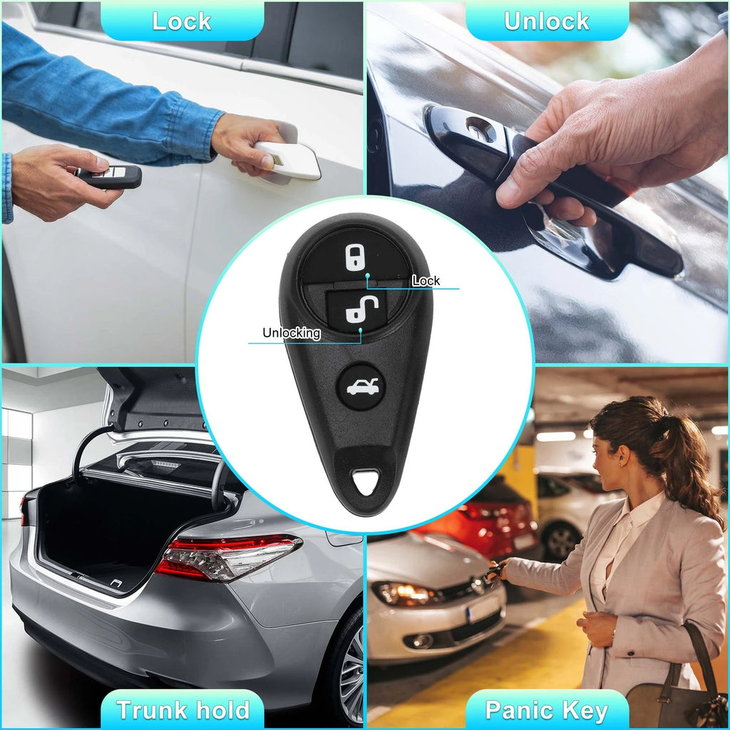 Keyless Entry Remote Ignition Transponder Key Fob for Subaru Outback (2010–2023)