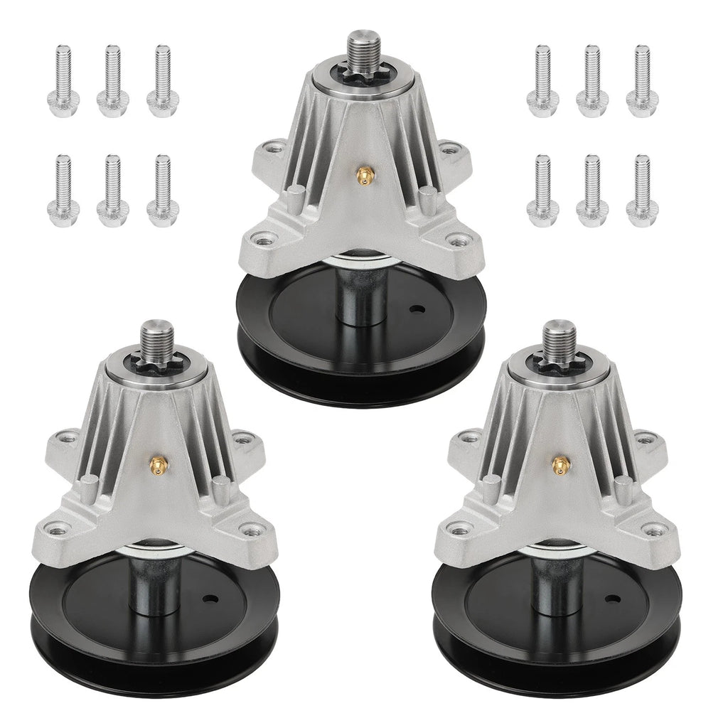 3 Pack Spindle Assembly for Cub Cadet 50" (618-06980, 918-06980)