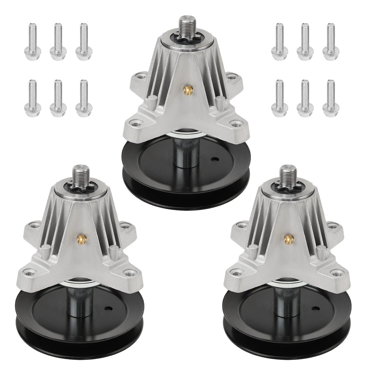 3 Pack Spindle Assembly for Cub Cadet 50" (618-06980, 918-06980)