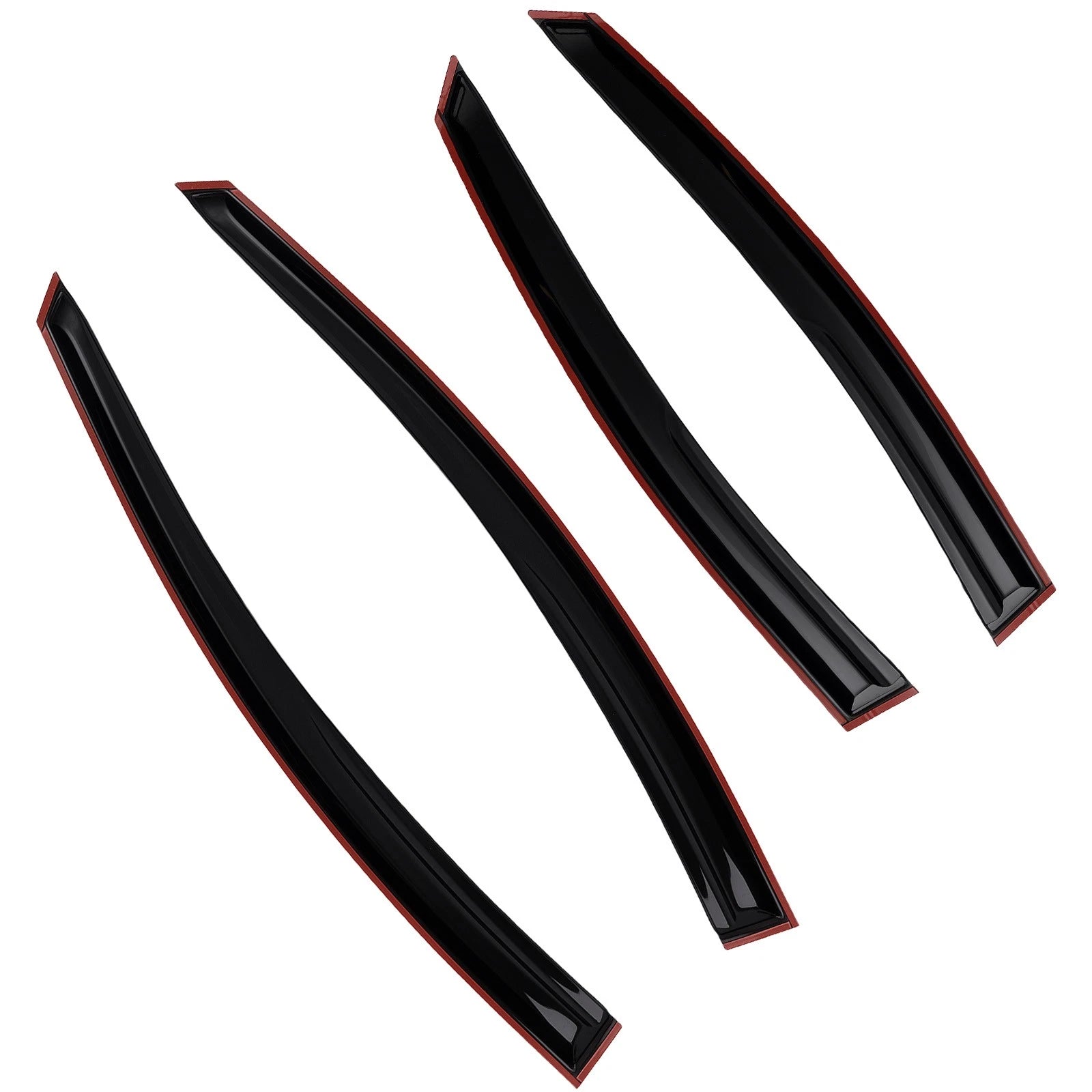 Set of 4 Outside Window Rain Guards for Hyundai Sonata (2011–2014)