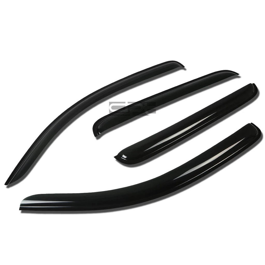 Smoke Tint Window Visor for Toyota Tacoma Crew Cab (2005–2014)