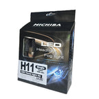 2x H11 LED Headlight Bulb Globe 12V 27W 1700LM 6500K for Vehicles (2000–2024)