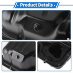 Engine Oil Pan for Toyota Corolla (1998–2008) No.264314 Steel Black