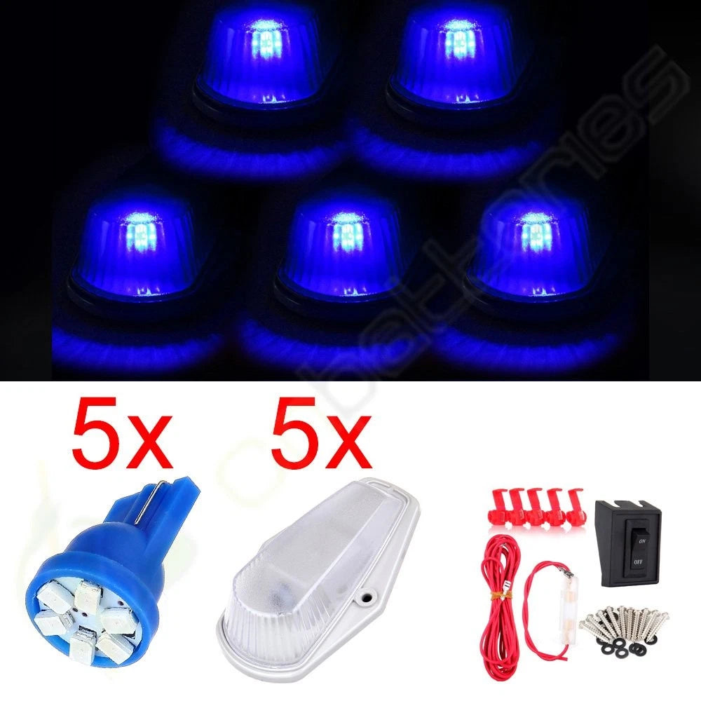 5PCS 12V 3020 LED Cab Roof Lights for Truck