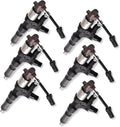 6X Common Rail Injector 23670-E0570 295050-1440 for Hino J08E (700 Series)