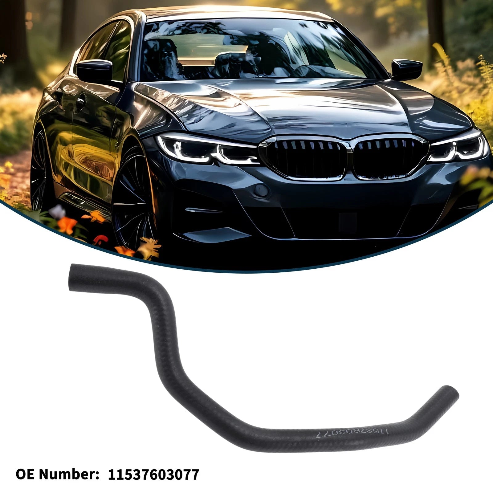 Radiator Hose No. 11537603077 for BMW F20 F21 F30 F35 F80 F31 (2011–2016)