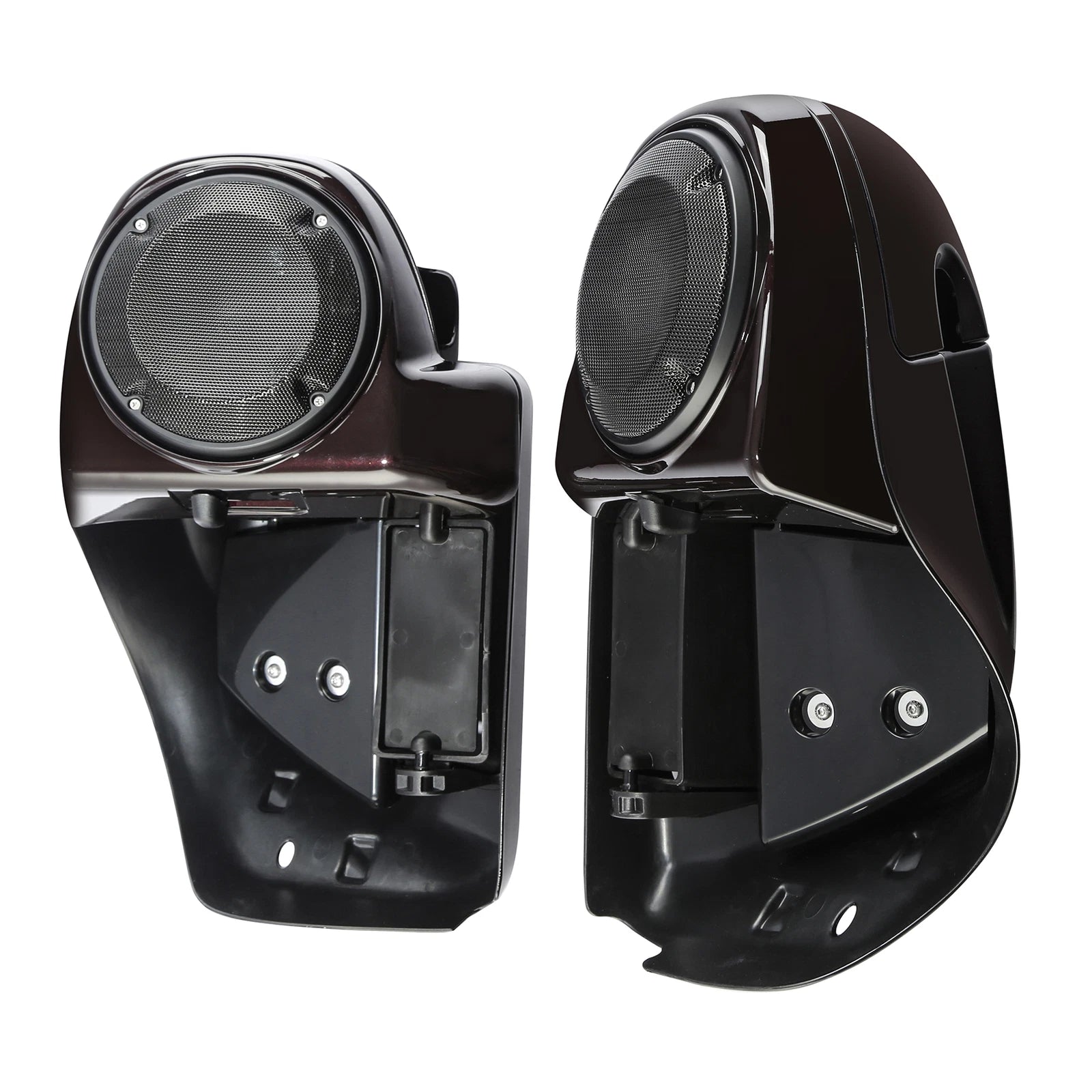Lower Vented Fairings for Harley CVO Street Glide (2014–2024) 19" Black Forest
