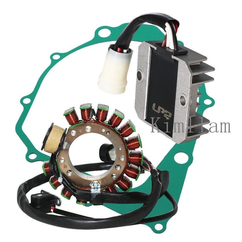 Stator Coil, Regulator, Gasket for Yamaha YFM350ER Moto-4 (1990–1994) 3HN-85510-00