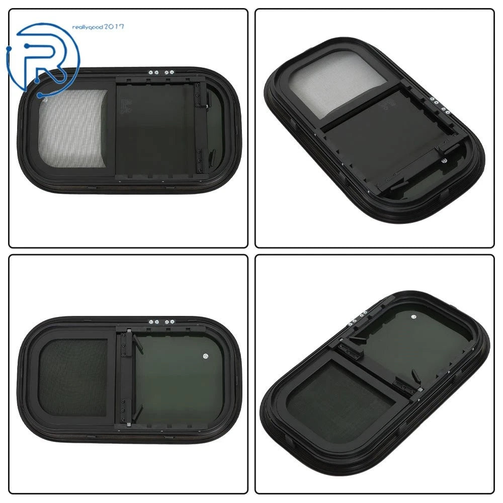 Travel Trailer Vertical Sliding Window 12"-18" W x 16"-30" H
