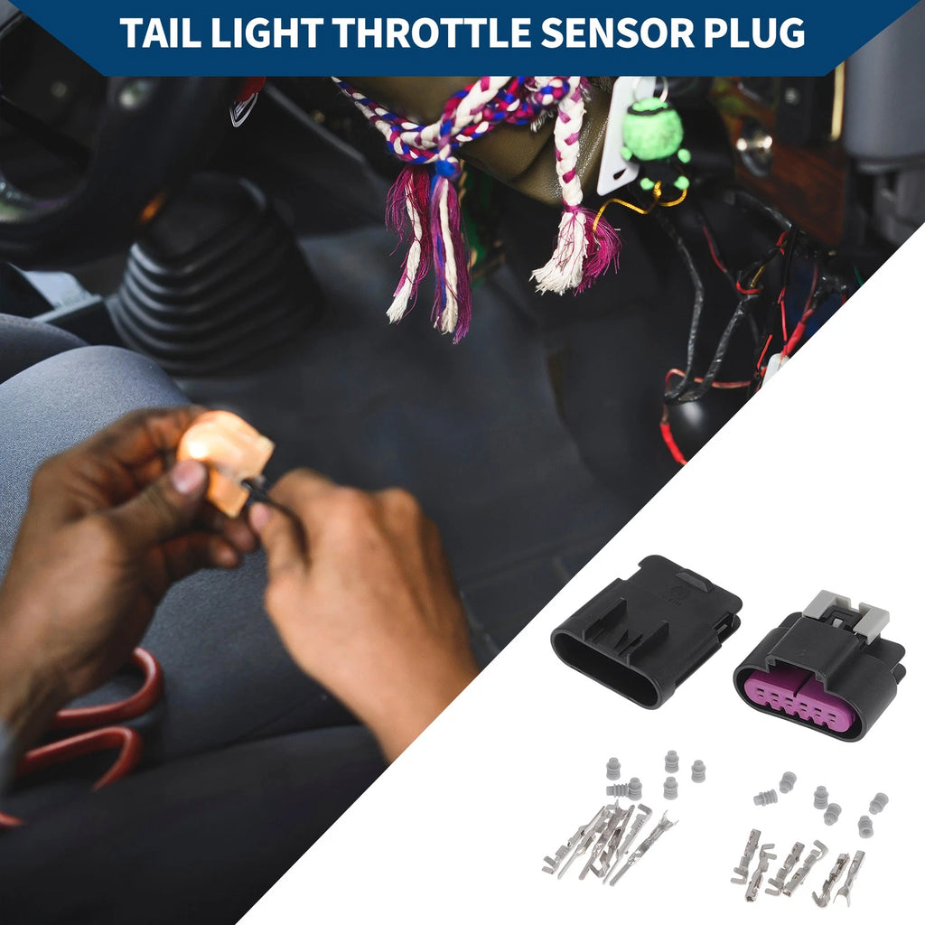 Set of 6 Pins Tail Light Throttle Sensor Plug for Opel (No. 88988944/15326833)
