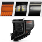 Full LED Headlight for GMC Sierra 1500 Elevation Pro SLE (2022–2026)