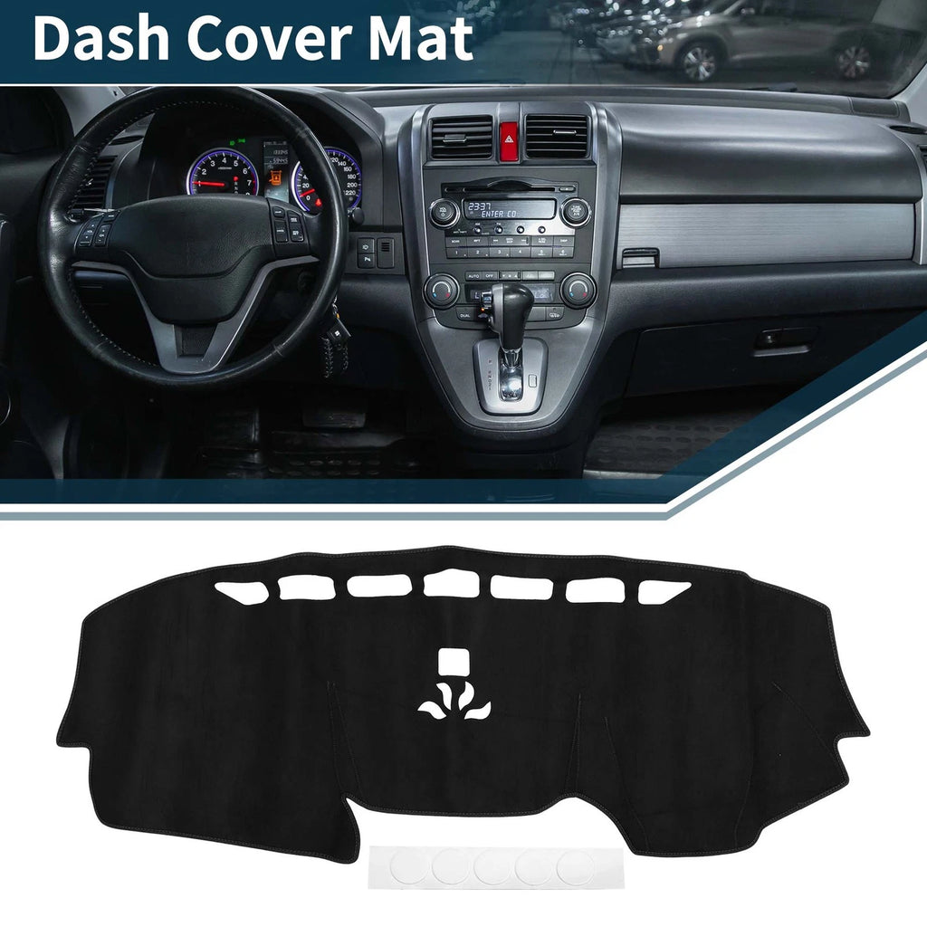 Dashboard Cover Mat for Honda CR-V (2017–2022) Sun Protector Black