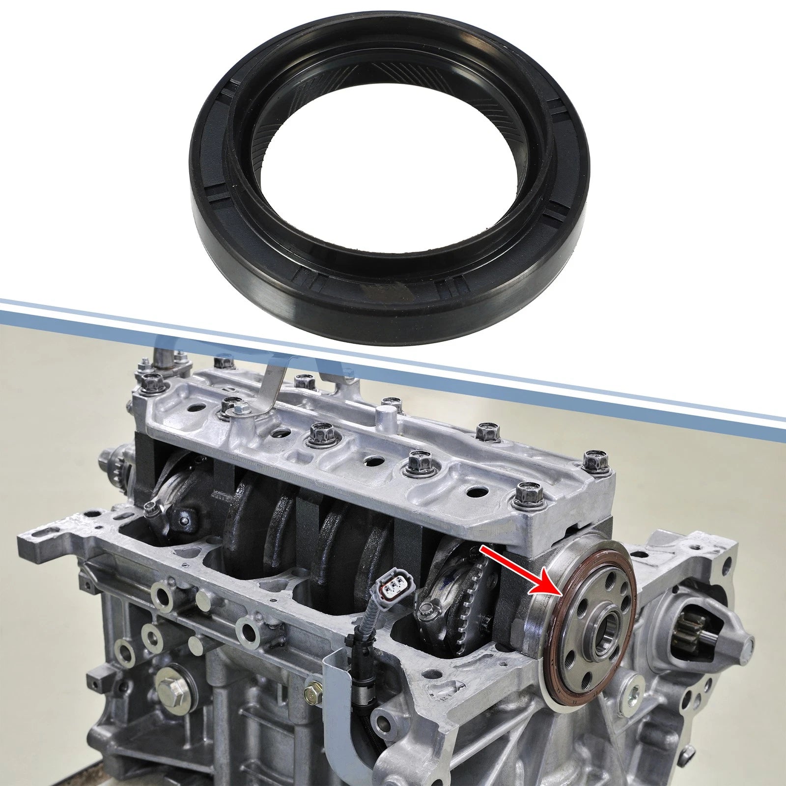Engine Crankshaft Oil Seal No. 90311T0015 for Toyota 4Runner FJ Cruiser Tundra (2003–2021)
