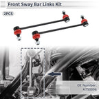 Set of 2 Front Stabilizer Bar Links for Nissan Sentra (2007–2012) No.K750096