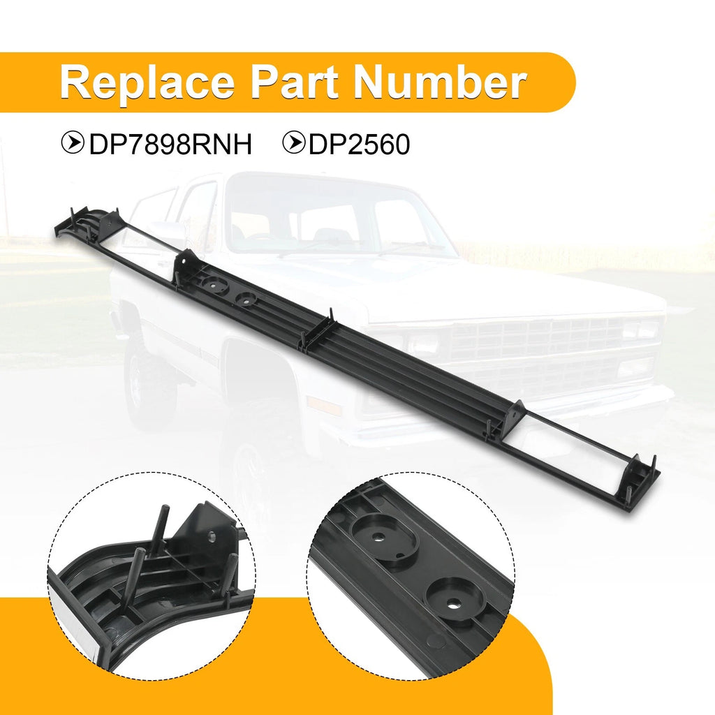 Dash AC Vent Plate for Chevy Silverado Pickup Truck (1981–1987) Aluminum