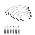Denso Wire Set & 6 Iridium TT Spark Plugs for Ford Mercury 4.0 V6 (1997–2008)