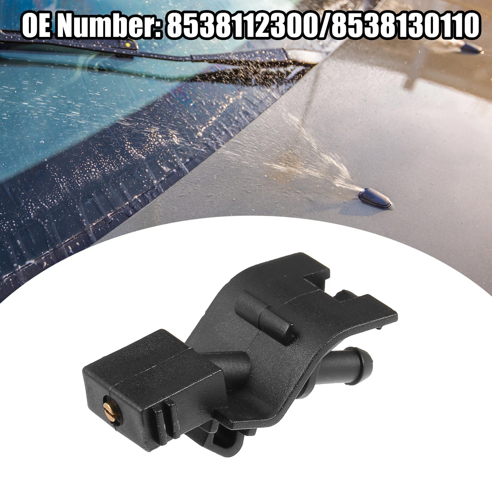 Windshield Wiper Washer Nozzle Spray Jet for Toyota Camry (2007–2015) No. 8538112300