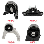 Set of 4 Engine Motor & Transmission Mounts for Dodge Journey (2011–2019)