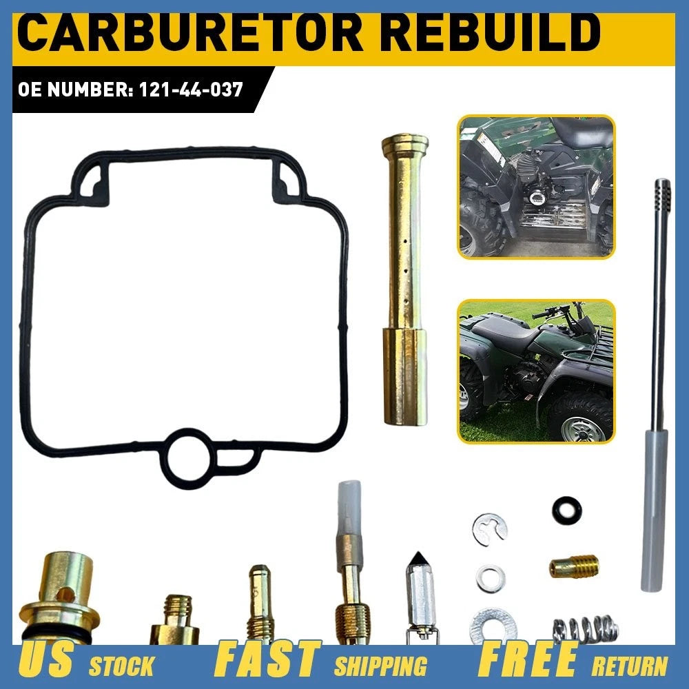 Carburetor Repair Kit for Yamaha Grizzly 600 YFM600 (1998–2001) 121-44-037 EXV