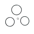 Oil Cooler Seal for Volvo Penta AQ120-AQ170 (Marine Engines) 925092 925255 925983