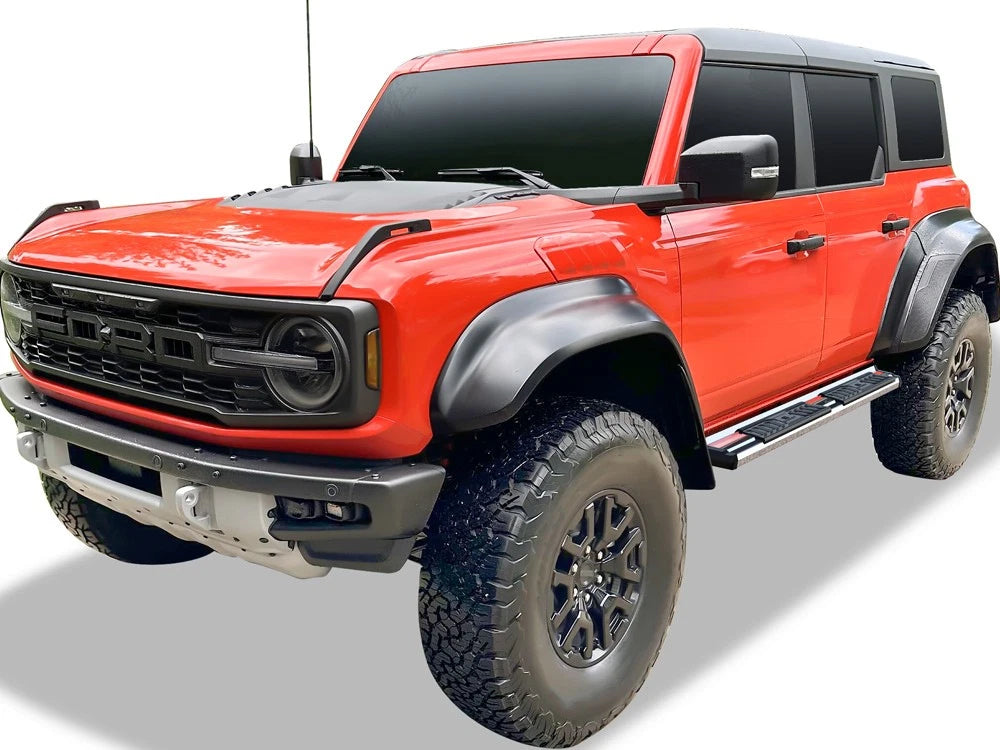 Set of 2 Chrome Nerf Bar Steps for Ford Bronco (2021-2026)