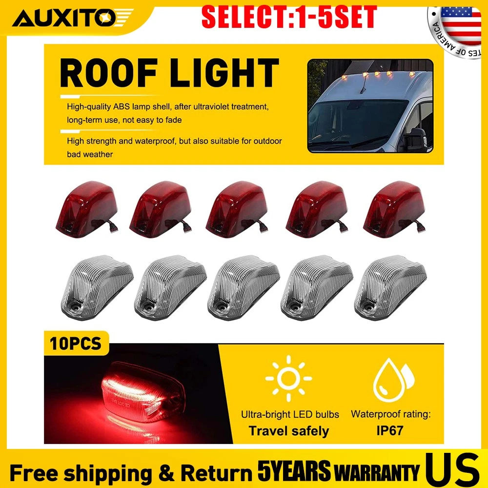 LED Cab Roof Clearance Light for Dodge RAM Promaster 1500 2500 (2014–2023) 10-100