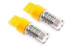 Amber LED Turn Signal Bulbs Replacement XP80 Pair for Diode Dynamics 7440 7443 (fits)