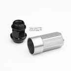 20x M12x1.5 53mm Tall Silver Aluminum Lug Nuts for JDM Vehicles