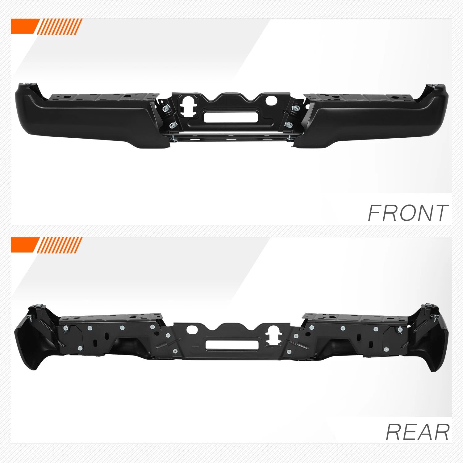 Steel Rear Bumper Face Bar & Reinforcement for Ford F250 F350 (2017–2022)