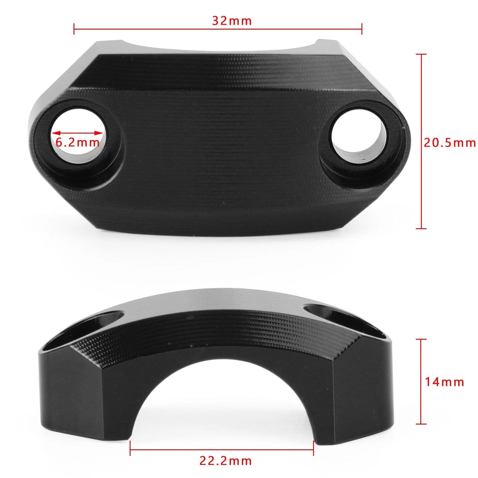 22mm Master Cylinder Perch Clamp Cover for Motocross MX Enduro