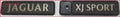 Set of 2 Rear Trunk Lid Emblems for Jaguar XJ8 X308 (1998–2003)