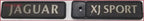 Set of 2 Rear Trunk Lid Emblems for Jaguar XJ8 X308 (1998–2003)