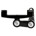 Chrome/Black Adjustable Footboard Mount for Harley Road King (1993–2025)