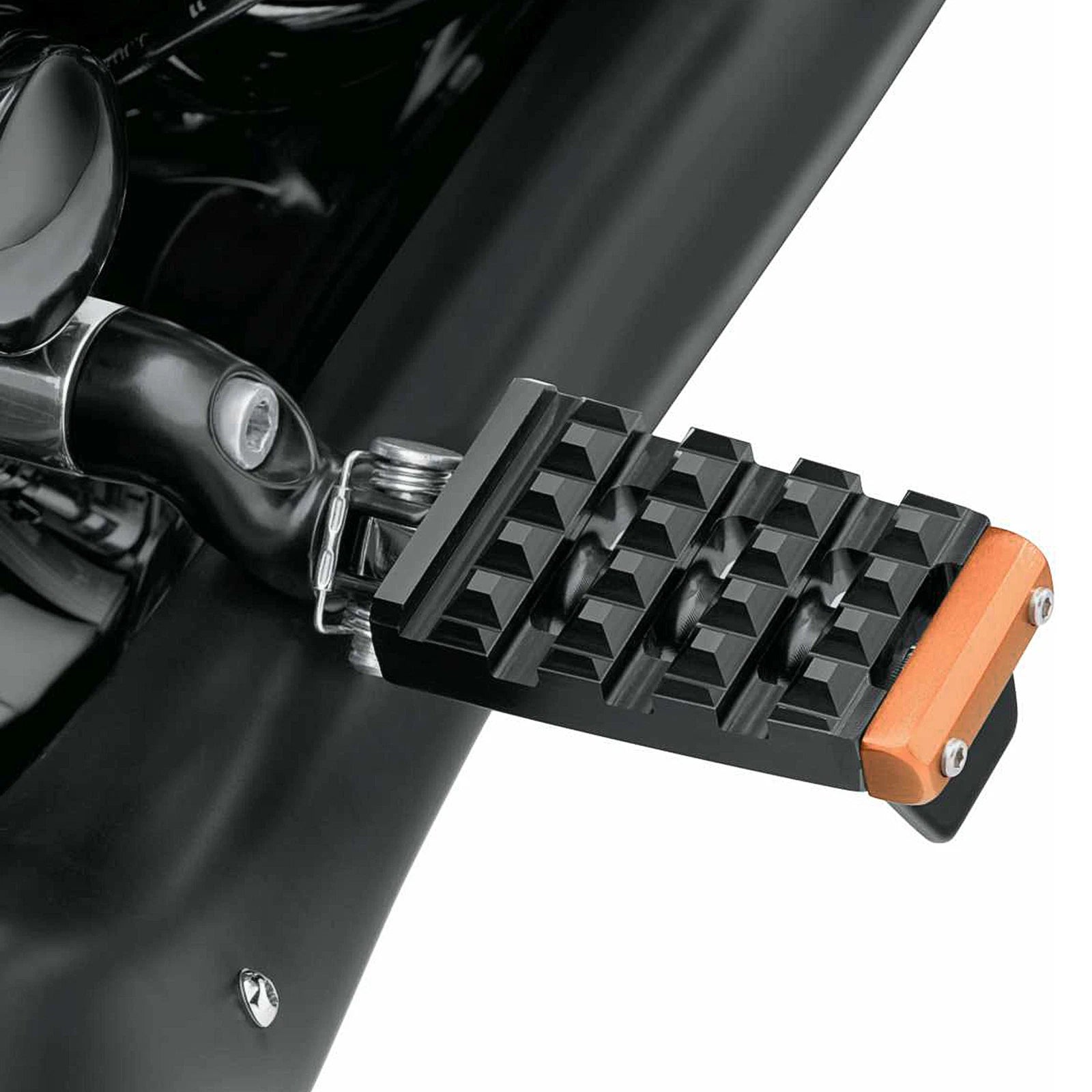 Rear Passenger Footpegs Footrest Mount for Harley Low Rider Street Bob (2018–2024)