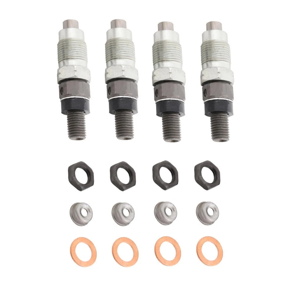 Set of 4 Fuel Injectors for Kubota (Replaces 16419-53000)