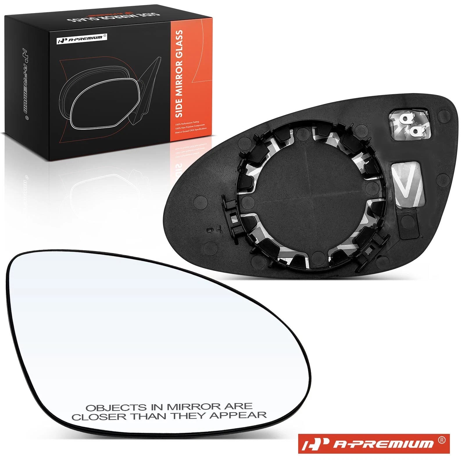 Heated Passenger Power Mirror Glass for Mercedes-Benz S450 CLS550 (2018–2020)