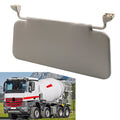 Gray Universal Adjustable Sun Visor for Construction Machinery Vehicles