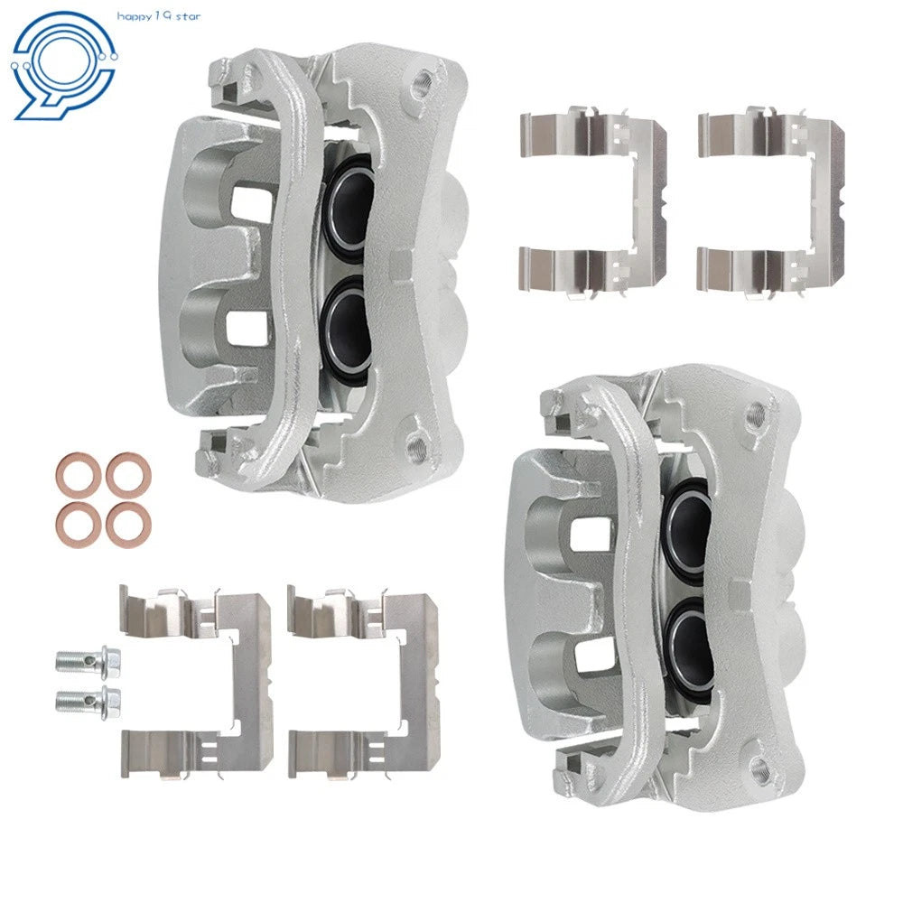 Set of 2 Front Brake Calipers for Subaru Legacy WRX B9 Tribeca (2005–2017)