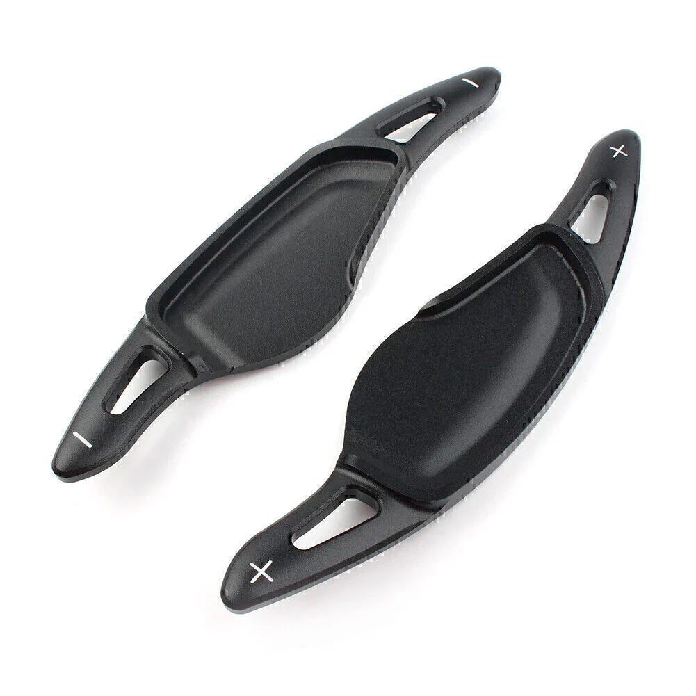 Black Steering Wheel Paddle Shifter Extensions for BMW 5 7 Series X3 X4 X5
