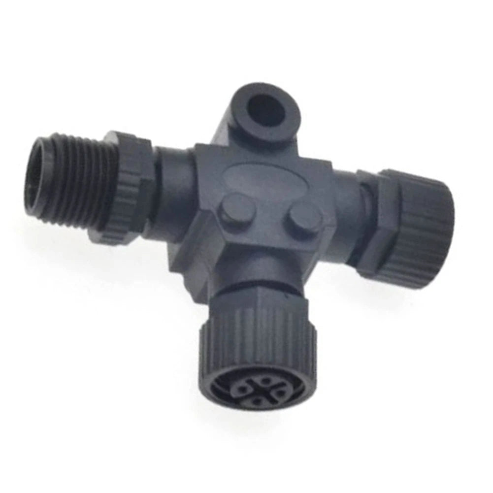 NMEA 2000 Marine Connector 3 Way T Splitter for Boats (Brass, Plastic)