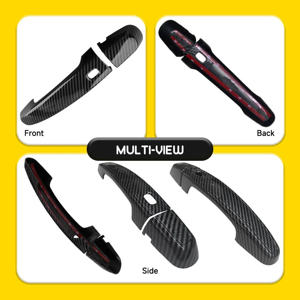 Carbon Fiber Door Handle Cover Trim for Chevrolet Camaro (2016–2023)